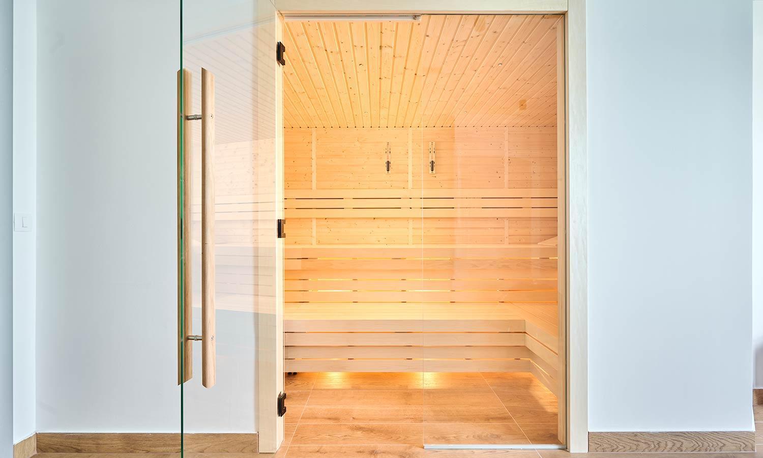 Aminess Style Glamping Villas & Holiday Homes Atea Njivice Kültér fotó A modern Finnish sauna