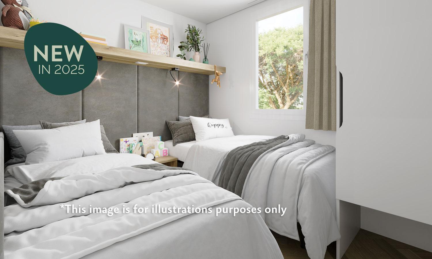 Aminess Style Glamping Villas & Holiday Homes Atea Njivice Szoba fotó The proposed bedroom design for the new 2025 Village