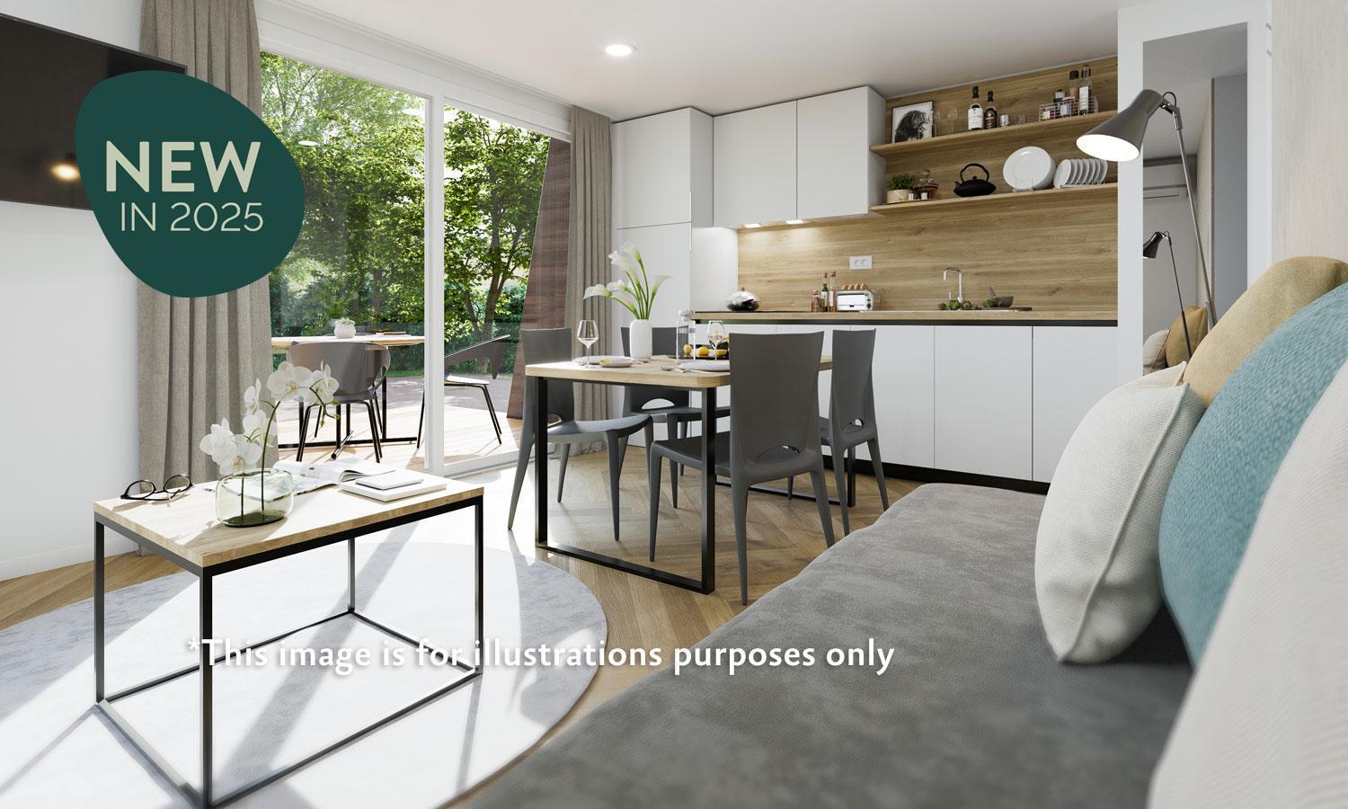 Aminess Style Glamping Villas & Holiday Homes Atea Njivice Kültér fotó Interior of a typical apartment