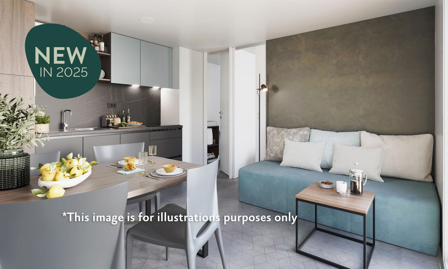 Aminess Style Glamping Villas & Holiday Homes Atea Njivice Kültér fotó Interior of a typical apartment