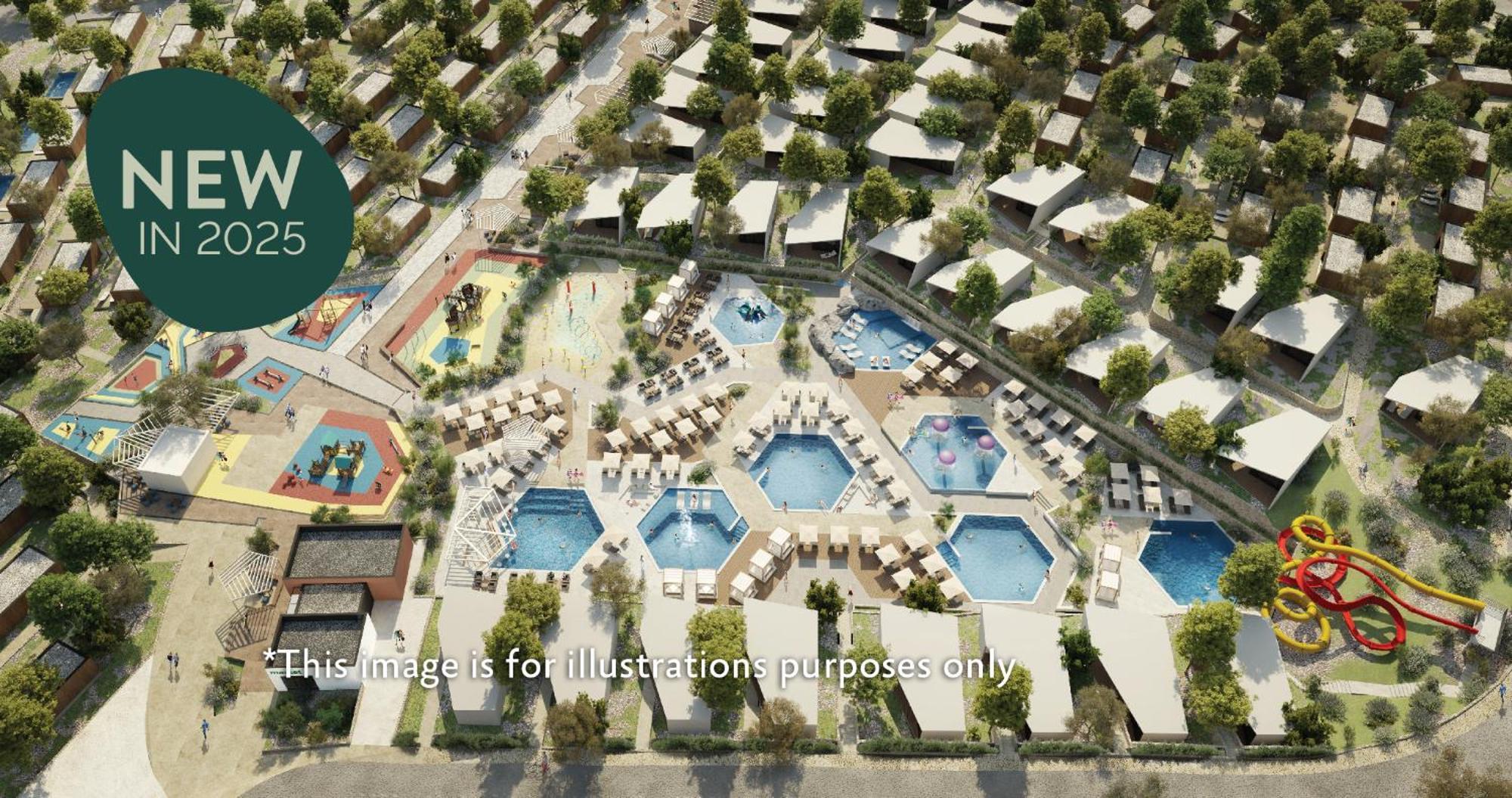 Aminess Style Glamping Villas & Holiday Homes Atea Njivice Kültér fotó The proposed Village