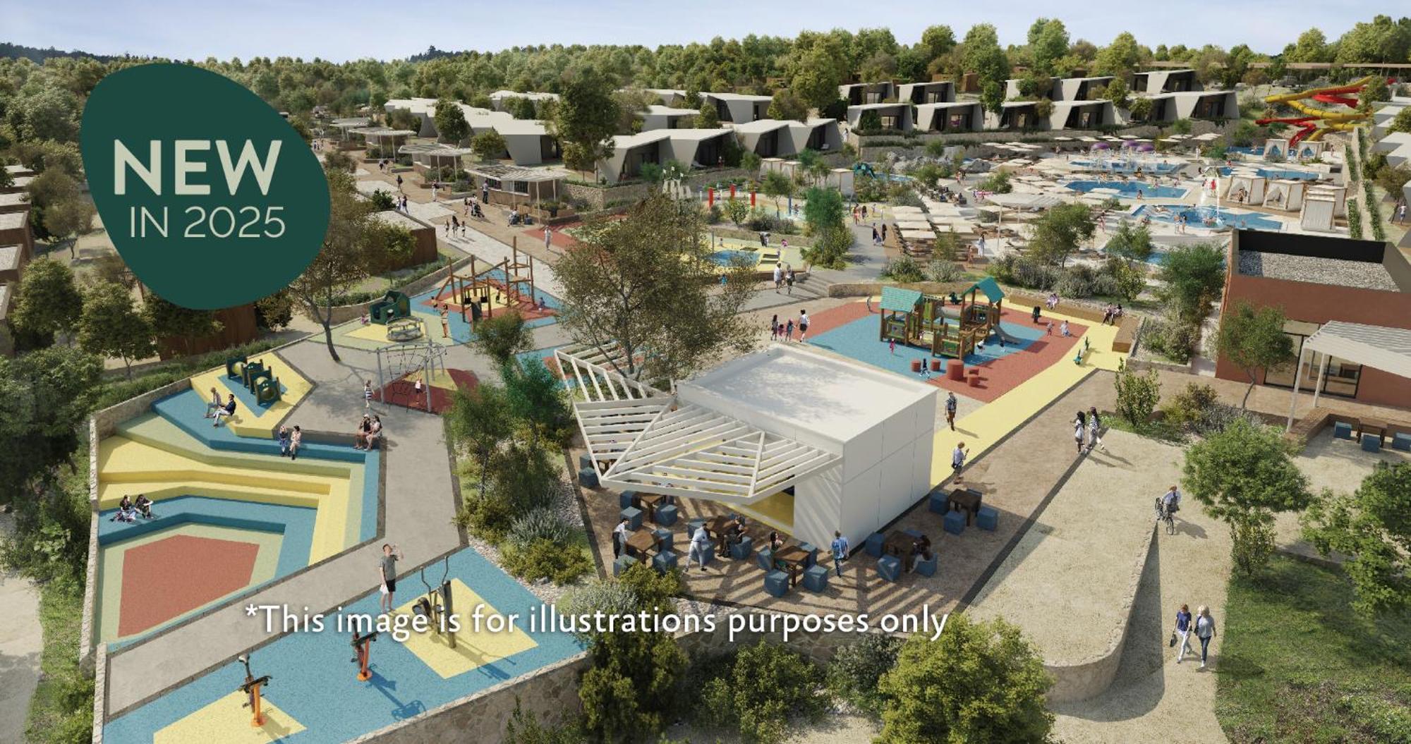Aminess Style Glamping Villas & Holiday Homes Atea Njivice Kültér fotó Artist's impression of the proposed National Children's Museum