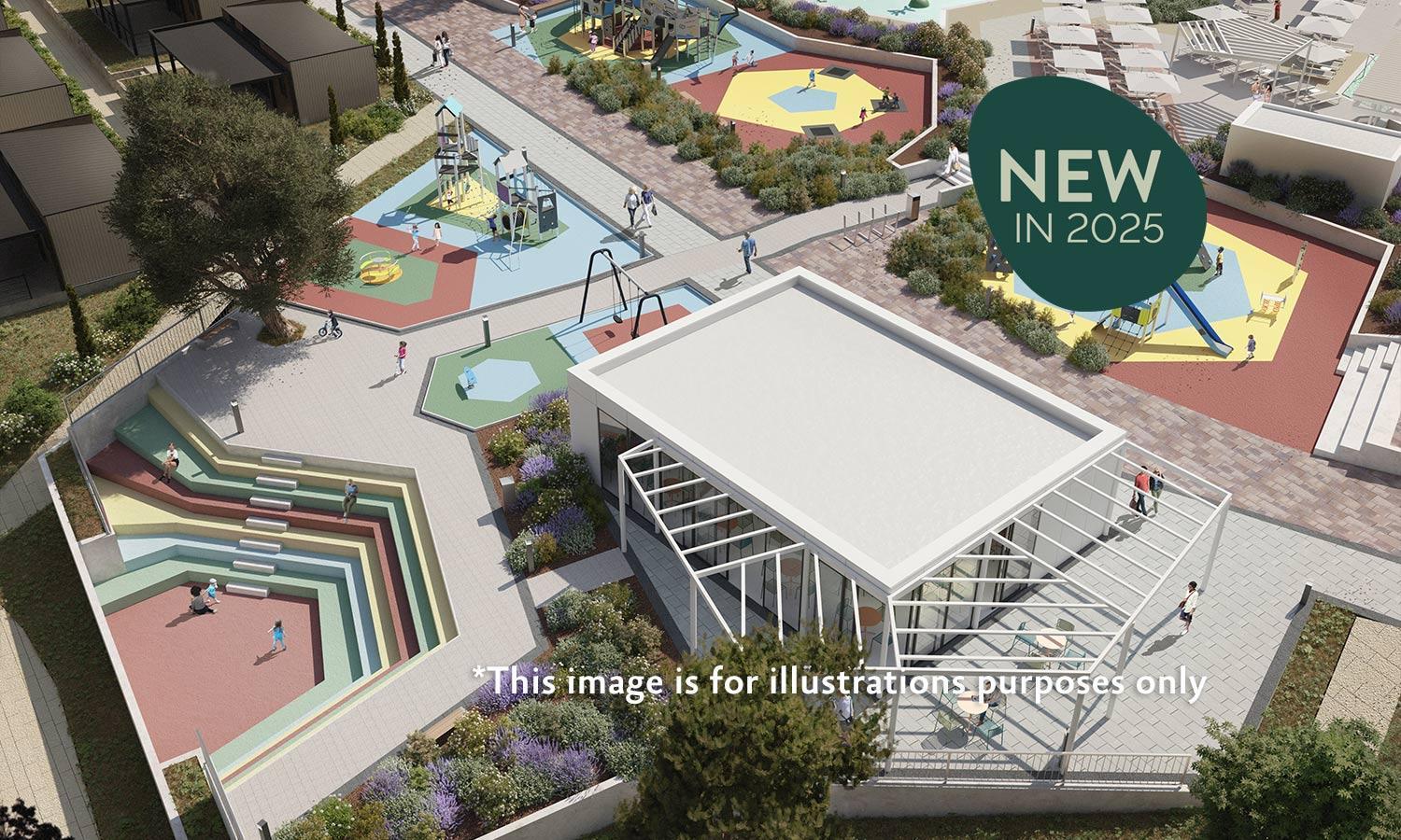 Aminess Style Glamping Villas & Holiday Homes Atea Njivice Kültér fotó The new playground at the National Children's Museum