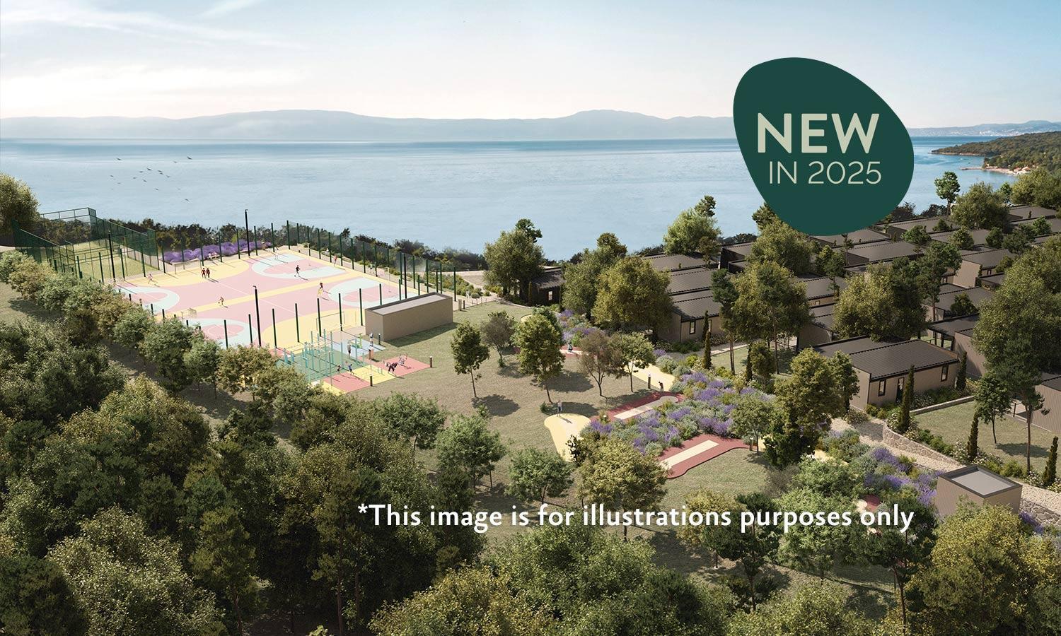 Aminess Style Glamping Villas & Holiday Homes Atea Njivice Kültér fotó The proposed new campus of the University of Patras