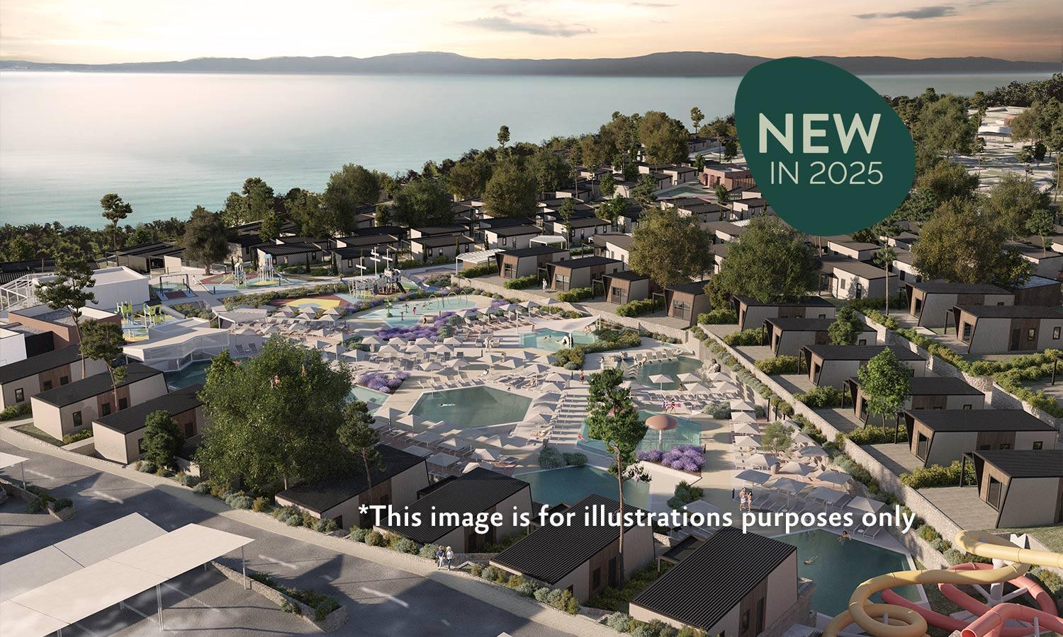 Aminess Style Glamping Villas & Holiday Homes Atea Njivice Kültér fotó Artist's Impression of the proposed development